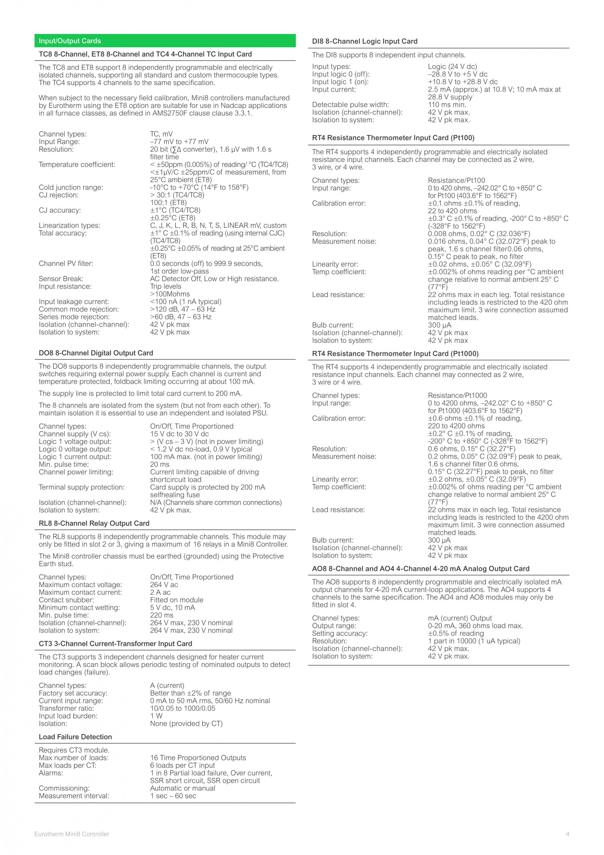 Mini8 Datasheet_HA033675 Issue 3_04